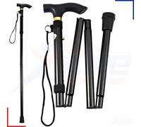 Lightweight Walking Stick Adjustable Aluminium Metal Folding Cane