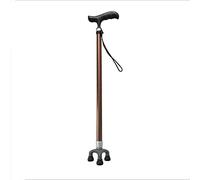 Lightweight Walking Stick - Elderly Three-Corner Anti-Skid, Cane with Aluminium Camping Hiking Pole, ABS Handle Crutches