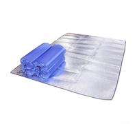 Lightweight Waterproof Camping Mat with Double-Sided Aluminum Foil for Tent Pad Sleeping Insulation Outdoor Picnic Beach Yoga (200 * 200)