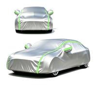 Lightweight waterproof car cover for V olkswage Polo 5 6R 2009-2014 | Outdoor sun protection, indoor garage dust protection, wind-resistant secure fit, full-wrap reflective strips