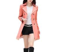 Lightweight Waterproof Coat Winter Warm Quilted Puffer Outerwear Windproof Button Fastening Coats Elegant Classic Notched Lapel Long Jackets Open Front Belted Jacket Collar Mid-Length