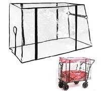 Lightweight Waterproof Cover for Push and Pull Wagons, Ideal for Outdoor Camping, Picnics, and Beach Trips, Easy to Fold, Fits All Wheel Types