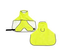 Lightweight Waterproof Dog Raincoat for Small Medium Breeds, Reflective Hooded Pet Rain Poncho for Hiking Camping Daily Walks(Green,6XL)