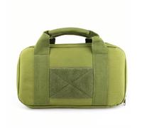 Lightweight Waterproof Tactical Carry Bag With EVA Pad, 1000D EDC Handheld Pouch MOLLE Organizer For Outdoor & Casual Use(Green)