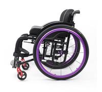 Lightweight Wheel Chair For Adults,Aluminum Alloy Wheelchair,Sports Folding Transport Wheelchair,Self-propelled Manual Wheelchairs,Mobility Aids For Adult,with Handbrakes,Quick Release Rear Wheels(Siz