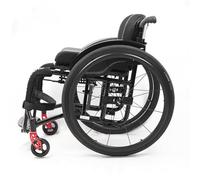 Lightweight Wheel Chair For Adults,Aluminum Alloy Wheelchair,Sports Folding Transport Wheelchair,Self-propelled Manual Wheelchairs,Mobility Aids For Adult,with Handbrakes,Quick Release Rear Wheels(Siz