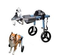 Lightweight Wheel-Chair for Dogs Back Legs,Dog Cart with Shock-Absorbing Wheels,Height, Width & Length Adjustable,for Injured, Disabled, Paralysis, Hind Limb Weak Pet(XXL)