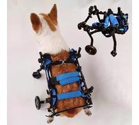 Lightweight Wheelchair for Small Dogs - Rear Leg Support for Injured or Healing Pets - Ideal Mobility Aid for XS Small to Medium Bs - Dog Stroller