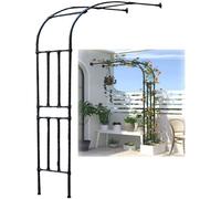 Lightweight White Metal Pergola Arch - Weatherresistant Trellis for Climbing Plants, Durable Support for Flower Arches, 2.0M x 2.4M Outdoor Decor, Litobnx, Blanc, W9.8FT * H7.9FT
