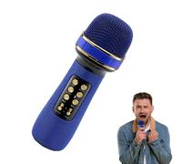 Lightweight Wireless Microphones, Multifunctional Karaoke Microphones, Portable Karaoke Mic, Long-Lasting Battery Mic with Clear Sound, Speaker Karaoke Machine for Home Use, Pink, Red, Blue, Black
