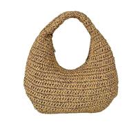 Lightweight Women's Handmade Beach Bag Straw Handbag Fashionable Vocation Top Handle Purse For Outdoor Adventures Beach Bag