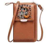 Lightweight Women's Shoulder Bag Womens Travel Bags Cemetery Witch Skeleton Bat Haunted Halloween Pumpkin Ghost Season Gifts Christmas Holiday Present