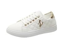 Lightweight Womens Women's Jump Kick Lace Up Sneaker White