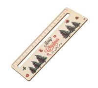 Lightweight Wood Study Ruler Featuring Reading Alignment Strips Ergonomic Design Children Bookmarks for Classroom Use Kids Engraved Wooden Ruler