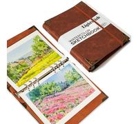 Lightwish Watercolor Sketchbook,100% Cotton Acid Free Watercolor Journal,300gsm/140lb Cold Press Watercolor Paper for Artists,Adults,Students,20 Sheets,5.8 * 8.2 Inches Paper