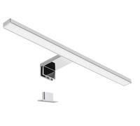 LIGHTWORLD24 50cm LED Mirror Lamp, Bathroom Lighting, Makeup Lights, Bathroom, Surface Mounted Lighting, Cabinet Lighting, Clamp Lamp, Neutral White, 230V, 650LM, IP44, 7W