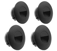 LIGHTWORLD24 LED stair lamp wall light recessed spotlight indoor outdoor step lighting wall light IP65 230V black 4 pieces