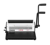 Lightyard 3:1 Pitch Wire-O Binder Punch 15 Sheets/Bind 130 Sheets Iron Ring A4 Paper Binder Tool 34-Hole Manual Punching Machine Office Supplies