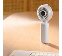 Lightyard 3600mah Handheld Fan with Water Mist Spray, Misting Fan with Led Display, 100 Levels Adjustable, Portable Rechargeable Mister Spray, Foldable for Travel, Makeup, Gifts for Men Women (White)