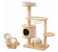 Lightyard Cat Activity Tower With Condo Scratcher And Climbing Shelf