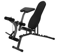 Lightyard Foldable Incline Decline Workout Bench 1322LBS Load with 3-Level Backrest Adjustable Situp Decline Flat Bench with Leg Extension Preacher Pad for Hyper Back Extension Full-Body Workout