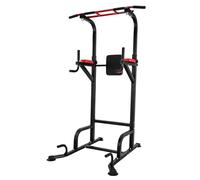 Lightyard Pull Up Dip Station 440LBS Adjustable Height Power Tower Dip Station with Back Support for Home Gym Strength Training Workout Equipment