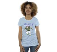 Lightyear Buzz Jump To Action Cotton T-Shirt Disney Baby Blue S