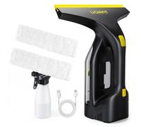 LIGIANT CL03A Window Vacuum Cleaner, 60 Mins Runtime, 280mm Nozzle, Lightweight 700g, Spray Bottle with Microfibre Cloths, Type-C Charging, Cordless Window Vac for Window, Tile, Mirror and Shower