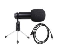 LIGIGWASH 1 Set USB Recording Microphone Set for Laptop Desktop Multi Purpose Condenser Mic with Tripod for Voice Chat Singing and Streaming