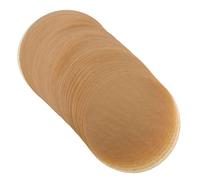 LIGIGWASH 100 Pcs Round Barbecue Parchment Paper Liners Non Stick Baking Sheets for Cooking Steaming Oven and Microwave Use Oil Resistant Double Sided Silicone Treated Random Random Color