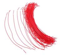 LIGIGWASH 100pcs Insulated Circuit Wires for Elementary School Science Experiments Physics Laboratory Electricity Connection with Construction