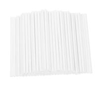 LIGIGWASH 100pcs Paper Lollipop Sticks Candy Treat Supports for DIY Candies Cake Pops Smooth Food-Grade Paper Pulp Sticks for Wedding Party Decorations