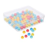 LIGIGWASH 100PCS Plastic Counting Balls for Math Learning and Probability Practice Educational Sorting Tools for Classroom Use Vibrant Colors Enhance Counting Skills and Fun