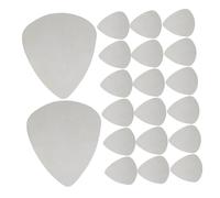LIGIGWASH 100pcs Stainless Steel Bass Guitar Picks Finger Picks Smooth Edge for Rock Jazz and Beginners for Acoustic Guitar