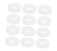 LIGIGWASH 100pcs White Plastic Drum Tension Rod Washers for Snare Drum Cymbal Pads Supplies with Easy Installation for Acoustic and Electronic