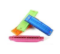 LIGIGWASH 10hole Plastic Harmonica Musical Toys for Boys and Girls Educational Music Instrument Boys and Girls Mouth Organ Toy Diatonic Harmonica for Blues Folk Pop