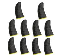 LIGIGWASH 10Pcs Breathable Touchscreen Finger Sleeves Anti-sweat Elastic Gaming Thumb Covers for Mobile Phones Enhanced Friction Finger Stalls for Improved Grip and Comfort