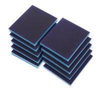 LIGIGWASH 10pcs Dual-sided Sanding Sponge Blocks for Wood Metal Plastic Furniture Soft Flexible Corundum Abrasive Pads for Wet Dry Sanding Curved Uneven Surfaces Long Lifespan