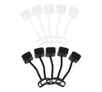 LIGIGWASH 10pcs Kazoo Silicone Protective Sheath Durable Transparent and Black Covers for Full Protection Lightweight Design for and Enhanced Kazoo Performance