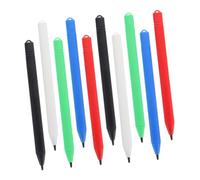 LIGIGWASH 10pcs LCD Drawing Tablet Stylus Pens with Lanyard Hole Multi-color Replacement Pens for Writing and Painting LCD Draft Boards Lightweight and Sturdy Design for Adults