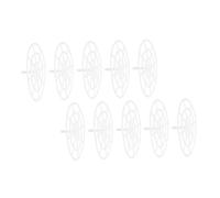 LIGIGWASH 10pcs Plastic Pickle Press Plates Fermenting Weights for Even Pressure Application Clean Mesh Pickling Press Tool for Vegetables Peppers and Fermented Foods Compact Multifunctional