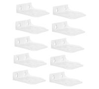 LIGIGWASH 10pcs Plastic Wall Mount Filter Holder Brackets for Water Purifier Accessories Sturdy Machine Filter Rack with Secure Support Compatible with Various Water Filtration Systems