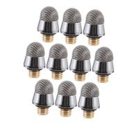 LIGIGWASH 10PCS Replacement Stylus Pen Tips for Touch Screens Conductive Fiber and Metal Stylus Enhancements for Drawing and Writing with Outer Thread