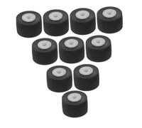 LIGIGWASH 10pcs Rubber Pinch Roller Replacement for Cassette Tape Recorder Amplifier Video Recorder Parts with Bearing Design Stable Low Noise Operation Easy Installation for Tape Deck