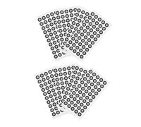 LIGIGWASH 1100pcs Reusable Reflective Stickers High Reflectivity Marking Points Scanner Dots for Industrial and Interest Optical Scanners Screw Positioning Marker and Diffuse Reflective