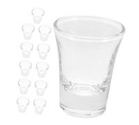 LIGIGWASH 12pcs Holy Communion Cups Glass Crystal Shot Glasses Wine Drinking Cups for Standard Trays for Family Gatherings and Celebrations Home Parties Religious Ceremonies