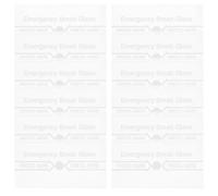LIGIGWASH 12pcs Manual Call Point Glass Panels for Fire Alarm Switch Covers, High Temperature Resistant Glass with Easy Installation, for Malls and Public Areas Emergency Response