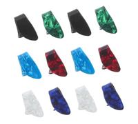 LIGIGWASH 12PCS Medium Thumb Picks for Guitar Banjo Ukulele Harp Bass Durable Celluloid Fingerstyle Picks with Comfortable Ergonomic Design for Enhanced Tonal Clarity and Precision
