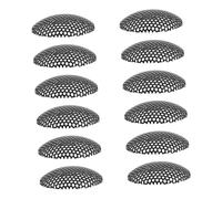 LIGIGWASH 12pcs Small Iron Mesh Speaker Grill Covers Crash-proof Loudspeaker Nets Microphone Net Protectors Household Sound Box Accessories for Home Audio Equipment