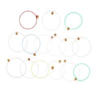 LIGIGWASH 15pcs Lyre Harp Strings Replacement Harp String Parts for Musical Instruments with Crisp Sound and Smooth Tone Transition